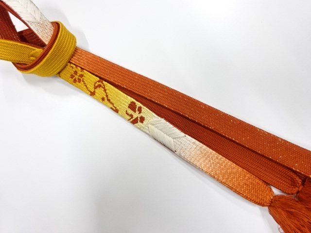 正絹　手組帯締め